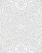 Abstract Swirls Contour Pattern Rug