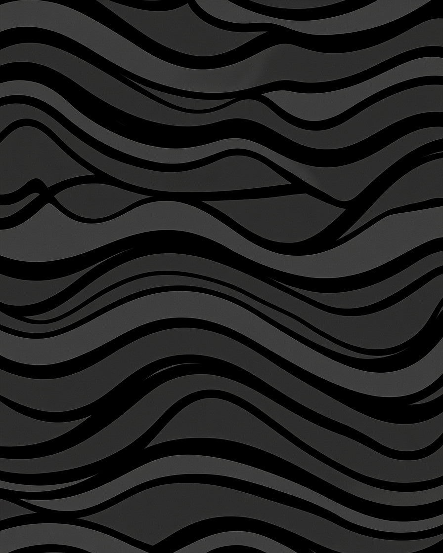 Monochromatic Waverly Stripes Abstract Rug