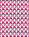 Hot Pink Bold Graphic Pattern Rug