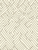 Hand Drawn Interlocking Geometric Pattern Rug