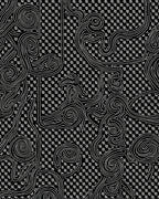 Abstract Swirl Modern Geometric Design Rug