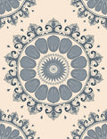 Ornate Floral Mandala Pattern Rug