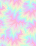 Pastel Tie Dye Starburst Pattern Rug