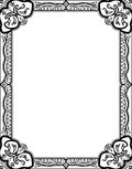 Elegant Black And White Floral Design Rug