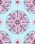 Ornate Floral Mandala Pattern Rug