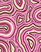 Pink Swirl Agate Pattern Rug