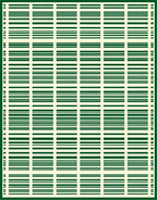 Grid Pattern With Horizontal Lines Rug