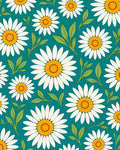 Daisy Floral Pattern Design Rug