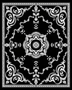 Classic Floral Swirl Ornament Rug