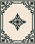 Classic Scrollwork With Center Medallion Rug
