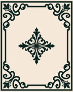 Classic Scrollwork With Center Medallion Rug