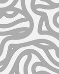 Abstract Swirl Stripe Pattern Design Rug