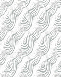 Whimsical Abstract Face Swirls Design Rug