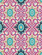 Mandala Pattern Floral Pink Rug