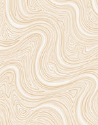 Abstract Swirling Wood Grain Design Rug