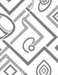 Abstract Geometric Line Art Pattern Rug