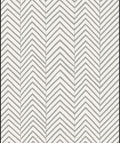 Classic Light Gray Chevron Zigzag Rug