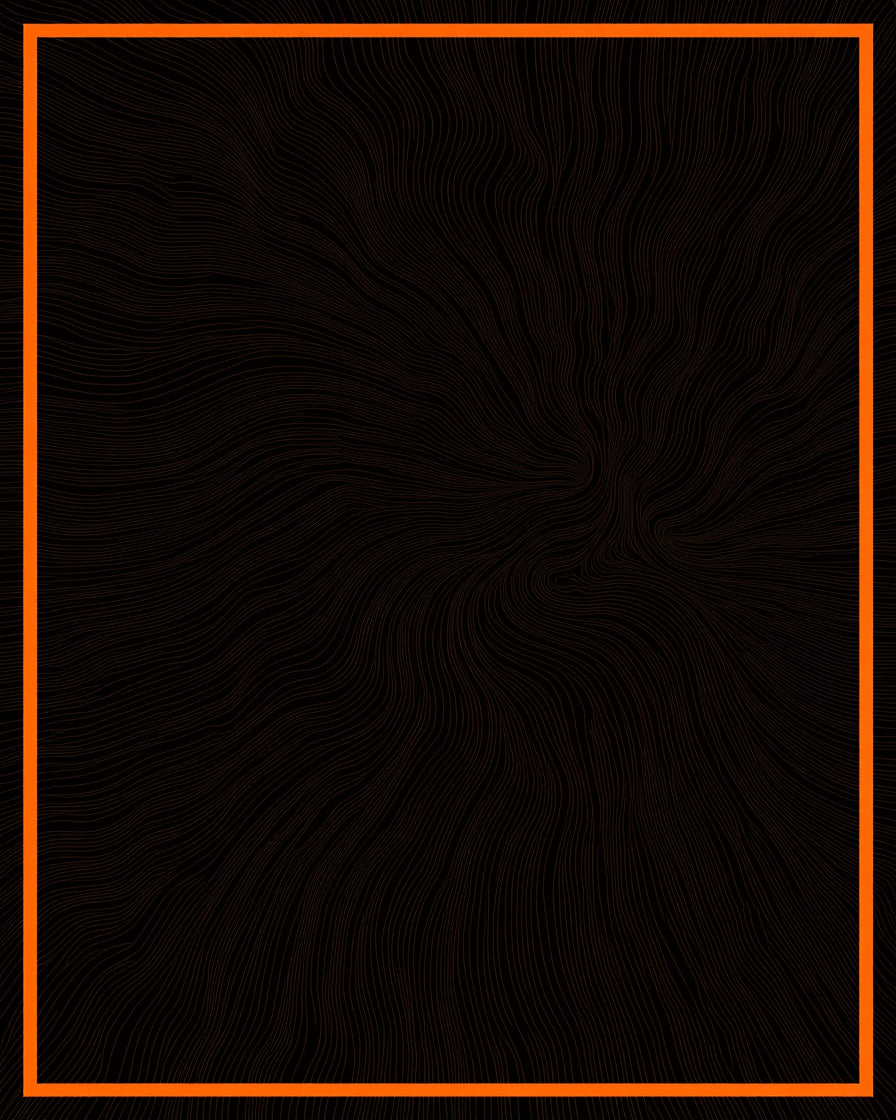 Abstract Swirls Dark Organic Pattern Rug