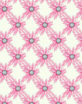Pink Floral Graphic Pattern Rug