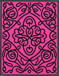 Bold Abstract Swirl Intertwined Design Rug