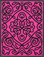 Bold Abstract Swirl Intertwined Design Rug