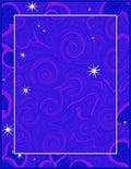 Starry Night Swirl Pattern Rug