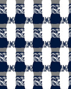 Abstract Waves Stripes Pattern Rug