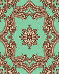 Ornate Floral Symmetry medallion Rug