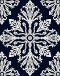 Lace Inspired Floral Symmetry Rug