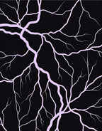 Abstract Branching Pattern Rug