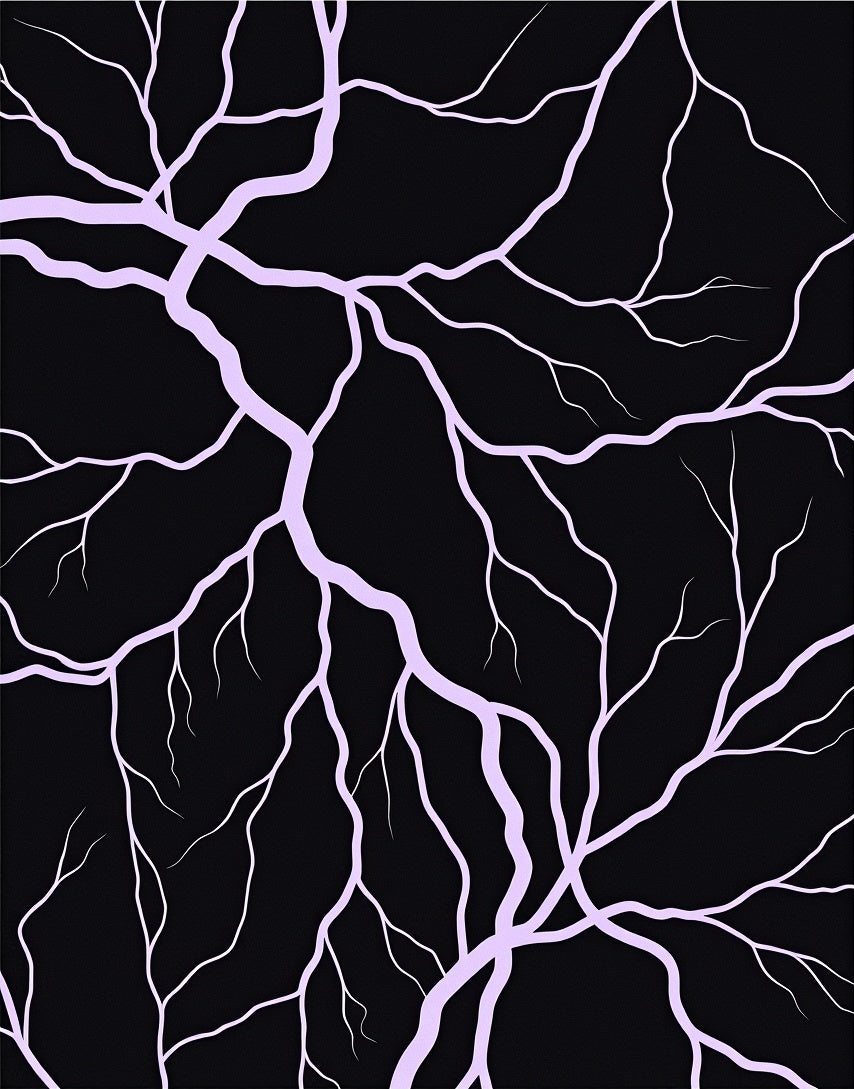 Abstract Branching Pattern Rug