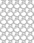 Organic Interlocking Soft Gray Pattern Rug