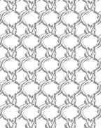 Organic Interlocking Soft Gray Pattern Rug