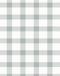 Soft Grey Buffalo Check Pattern Rug
