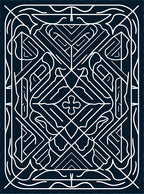 Modern Geometric Symmetry Lines Rug