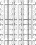 Linear Geometric Grid Pattern Rug