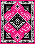 Bold Geometric Symmetry Pattern Rug