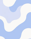 Abstract Pastel Wave Pattern Rug