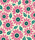 Retro Flower Power Design Rug