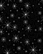 Celestial Starburst And Swirl Pattern Rug