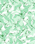 Abstract Organic Green Camouflage Design Rug