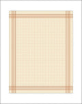 Classic Stripe Grid Pattern Rug
