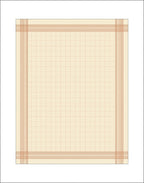 Classic Stripe Grid Pattern Rug