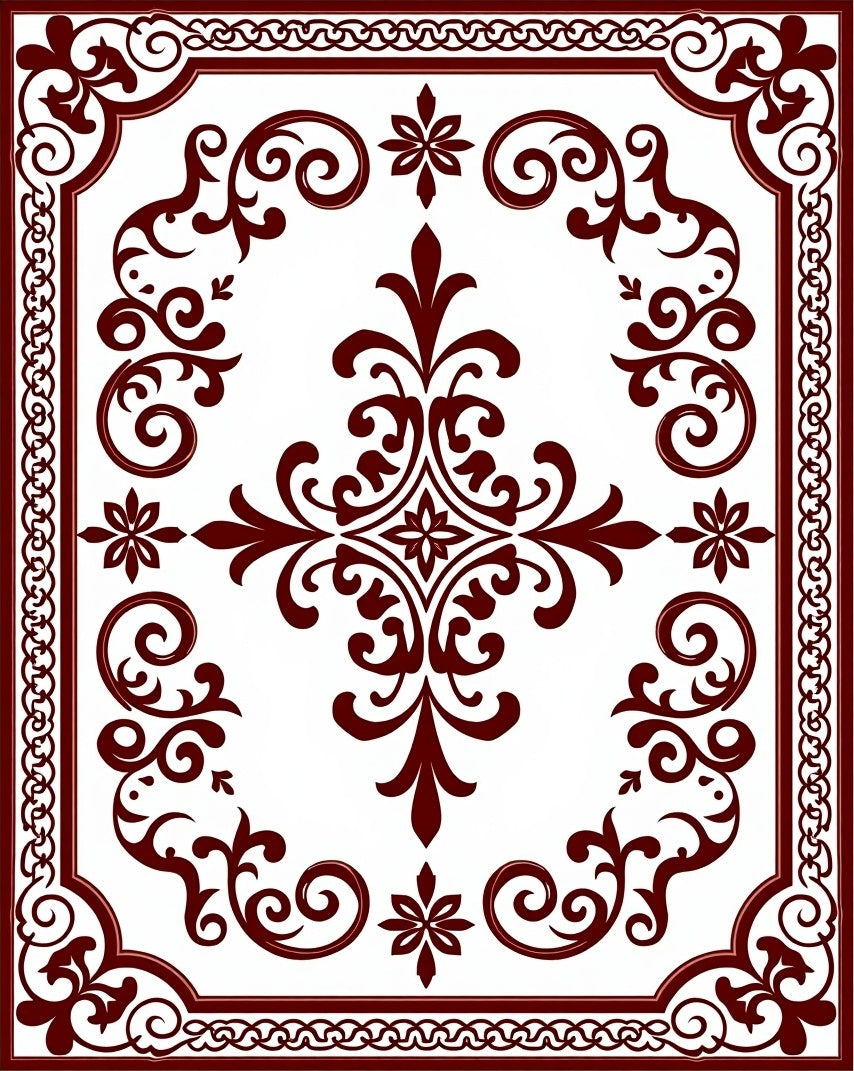 Elegant Swirls And Floral Accents Rug