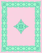 Elegant Geometric Mandala Pattern Rug