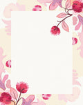 Painterly Floral Abstract Pink Rug