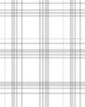 Subtle Grey Plaid Pattern Rug