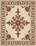 Classic Floral Medallion Pattern Rug