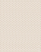 Neutral Hexagonal Textured Geometric Pattern Rug