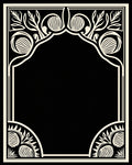 Art Nouveau Floral Arch Pattern Rug
